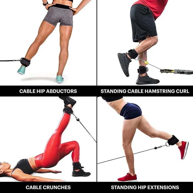 Cable Ankle Straps – Glutes and Legs Strengthening